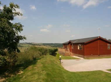 Holiday Lodge with great views of the Yorkshire Dales